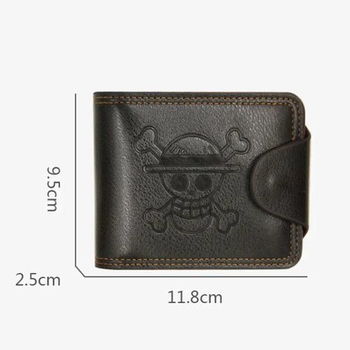 ONE PIECE BROWN WALLET ☠️